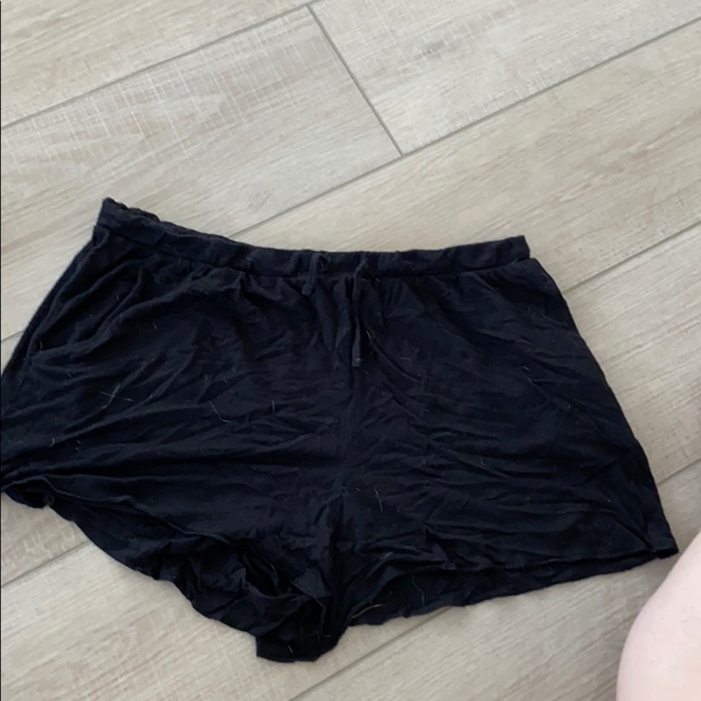 Black comfy shorts